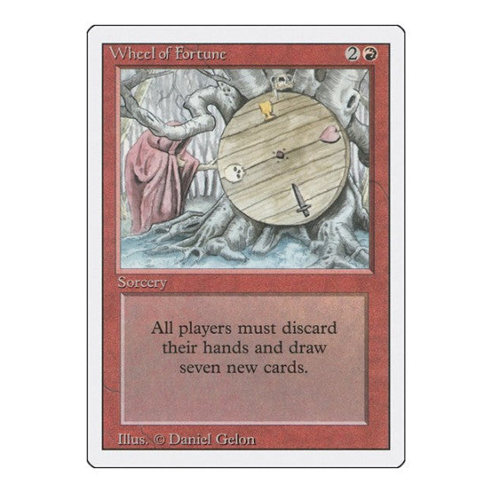 Wheel of Fortune (3ED) #185 Rare (Moderately Played) Revised Edition Magic: The Gathering: 1994