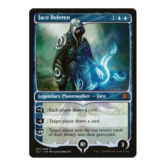 Jace Beleren (SS1) #1 Mythic Rare Signature Spellbook: Jace Magic: The Gathering: 2018