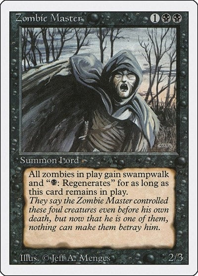 Zombie Master (3ED) #138 Rare Revised Edition Magic: The Gathering: 1994
