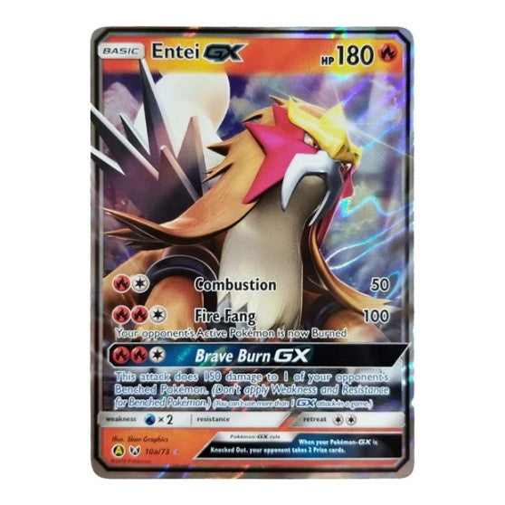 Entei GX - 10a/73 (PR) #010a/073 Promo (Holofoil Near Mint) Alternate Art Promos Pokemon: 2026