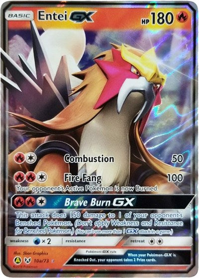 Entei GX 10a 73 (PR) #010a/073 Promo (Holofoil Near Mint) Alternate Art Promos Pokemon: 2026