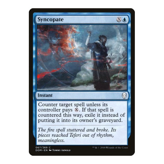 Syncopate (DOM) #67 Common Dominaria Magic: The Gathering: 2018
