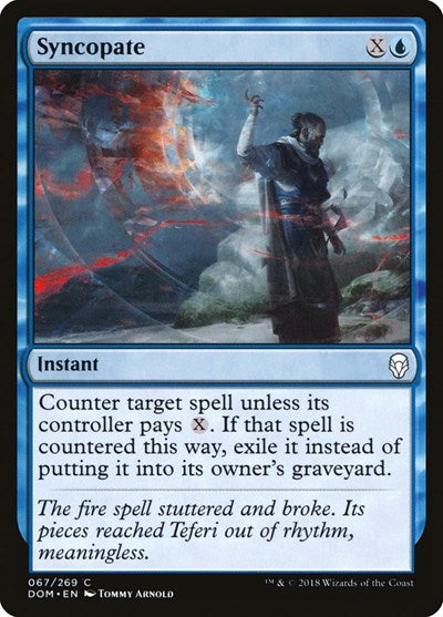 Syncopate (DOM) #67 Common (Near Mint) Dominaria Magic: The Gathering: 2018