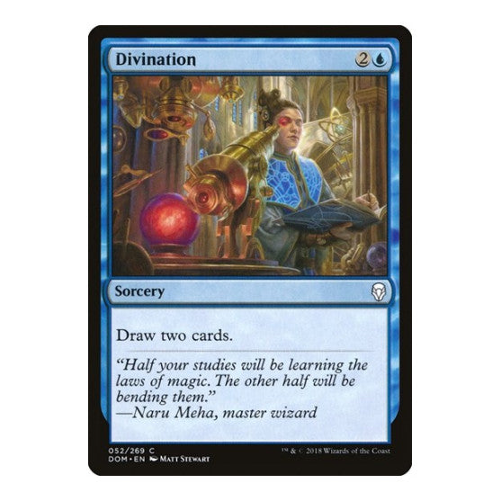 Divination (DOM) #52 Common (Lightly Played) Dominaria Magic: The Gathering: 2018