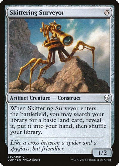 Skittering Surveyor (DOM) #230 Common (Lightly Played) Dominaria Magic: 2018
