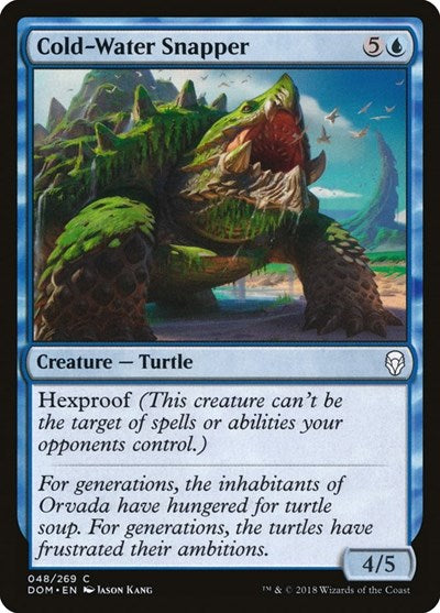 Cold Water Snapper (DOM) #48 Common (Lightly Played) Dominaria Magic: The Gathering: 2018