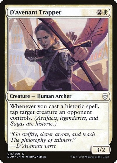 DAvenant Trapper (DOM) #11 Common (Lightly Played) Dominaria Magic: The Gathering: 2018
