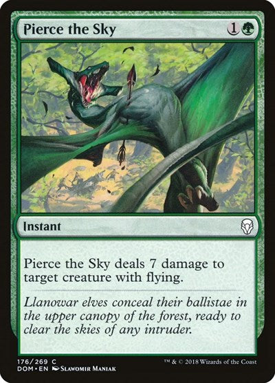 Pierce the Sky (DOM) #176 Common (Lightly Played) Dominaria Magic: The Gathering: 2018
