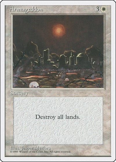 Armageddon (4ED) #255 Rare (Lightly Played) Fourth Edition Magic: The Gathering: 1995