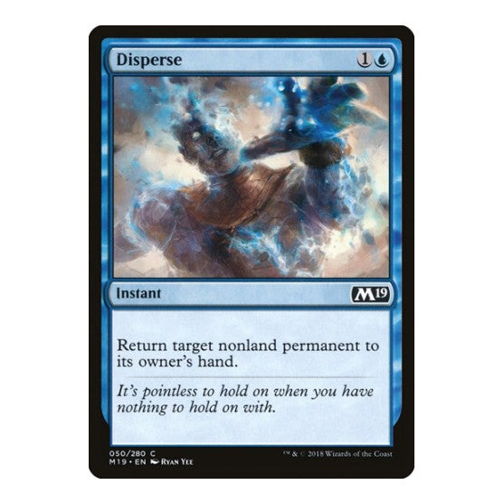 Disperse (M19) #50 Common (Lightly Played) Core Set 2019 Magic: The Gathering: 2018