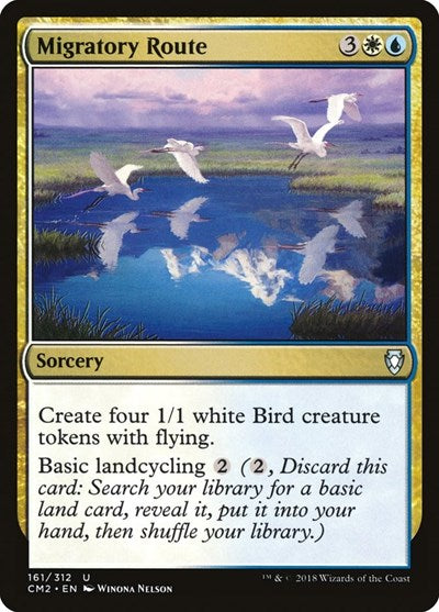 Migratory Route (CM2) #161 Uncommon (Lightly Played) Commander Anthology Volume II Magic: The Gathering: 2018