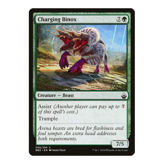 Charging Binox (BBD) #66 Common (Lightly Played) Battlebond Magic: The Gathering: 2018