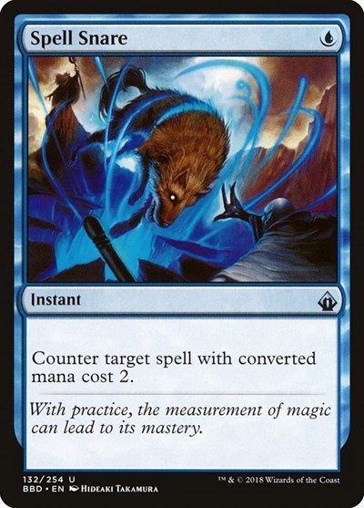 Spell Snare (BBD) #132 Uncommon (Lightly Played) Battlebond Magic: The Gathering: 2018