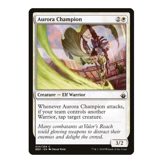 Aurora Champion (BBD) #24 Common (Lightly Played) Battlebond Magic: The Gathering: 2018