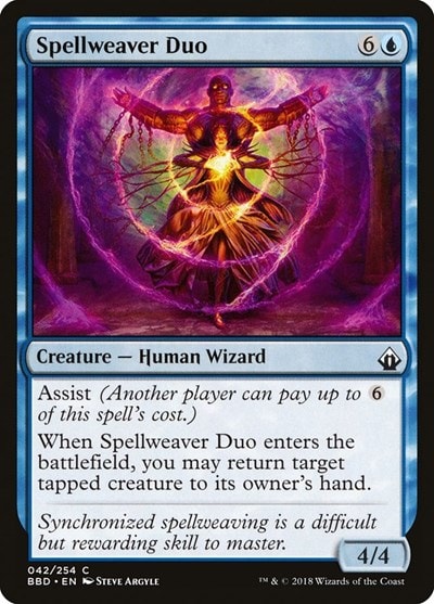 Spellweaver Duo (BBD) #42 Common (Lightly Played) Battlebond Magic: The Gathering: 2018