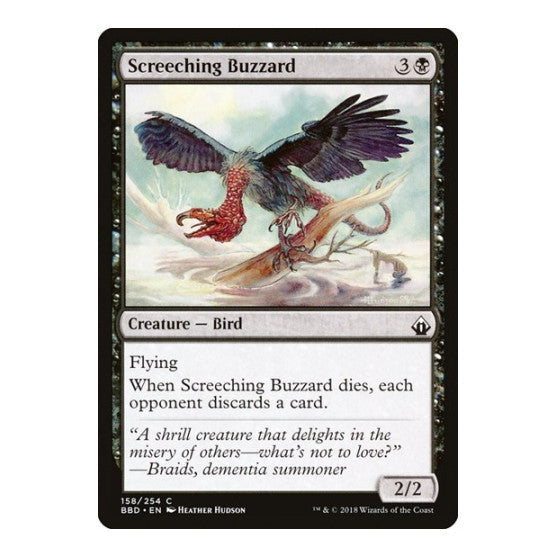 Screeching Buzzard (BBD) #158 Common (Lightly Played) Battlebond Magic: The Gathering: 2018