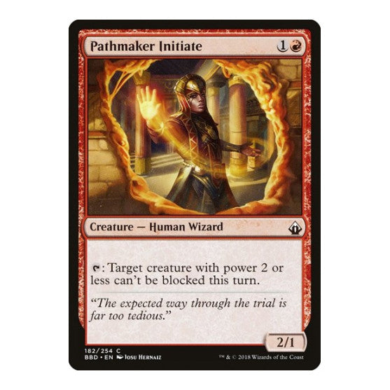 Pathmaker Initiate (BBD) #182 Common (Lightly Played) Battlebond Magic: The Gathering: 2018
