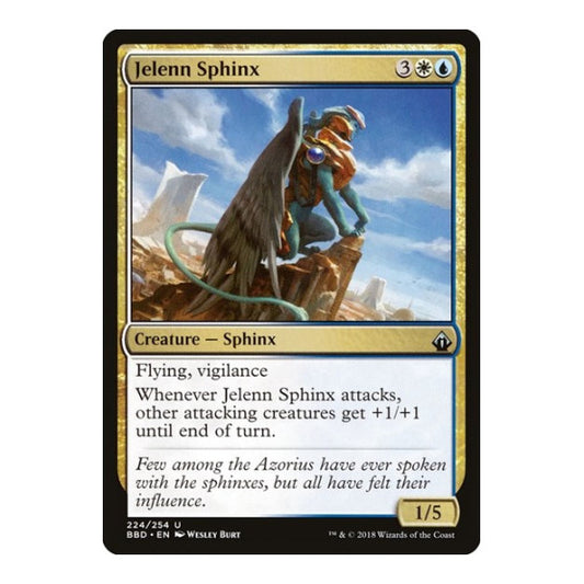 Jelenn Sphinx (BBD) #224 Uncommon (Lightly Played) Battlebond Magic: The Gathering: 2018