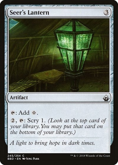 Seers Lantern (BBD) #245 Common (Lightly Played) Battlebond Magic: 2018