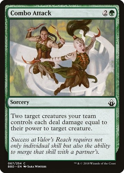 Combo Attack (BBD) #67 Common (Lightly Played) Battlebond Magic: The Gathering: 2018