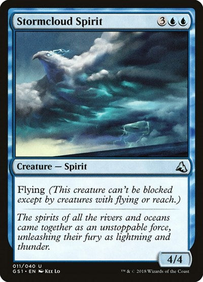 Stormcloud Spirit (GS1) #11 Uncommon (Lightly Played) Global Series Jiang Yanggu & Mu Yanling Magic: The Gathering: 2018