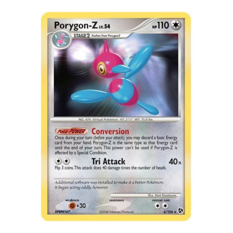 Porygon Z 6 106 (PR) #006/106 Rare (Moderately Played) Deck Exclusives Pokemon: 2016