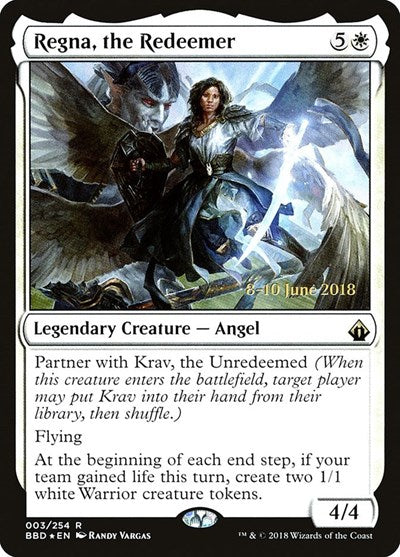 Regna the Redeemer (LARP) #3s Rare (Foil Lightly Played) Launch Party & Release Event Promos Magic: 2026