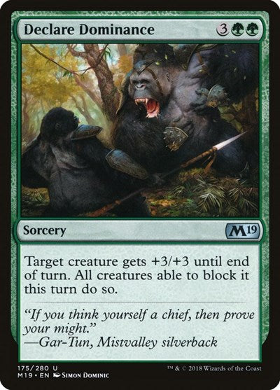 Declare Dominance (M19) #175 Uncommon (Lightly Played) Core Set 2019 Magic: The Gathering: 2018