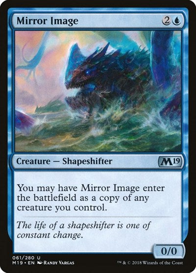 Mirror Image (M19) #61 Uncommon (Lightly Played) Core Set 2019 Magic: 2018