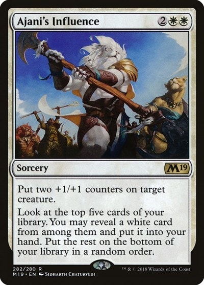 Ajanis Influence (M19) #282 Rare Core Set 2019 Magic: The Gathering: 2018