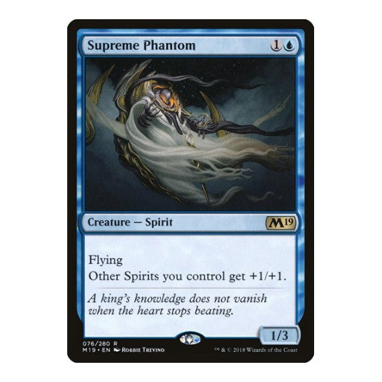 Supreme Phantom (M19) #76 Rare (Lightly Played) Core Set 2019 Magic: The Gathering: 2018