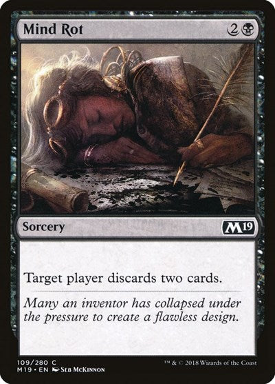 Mind Rot (M19) #109 Common (Lightly Played) Core Set 2019 Magic: The Gathering: 2018
