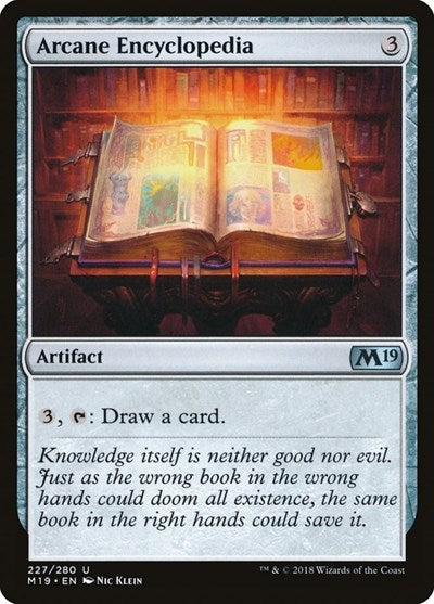 Arcane Encyclopedia (M19) #227 Uncommon (Near Mint) Core Set 2019 Magic: The Gathering: 2018