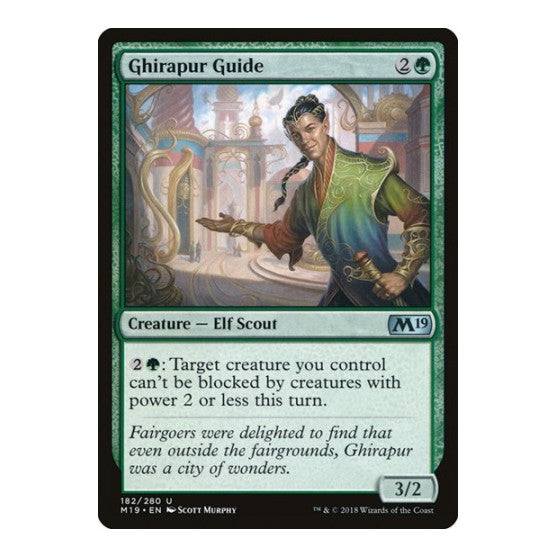Ghirapur Guide (M19) #182 Uncommon (Lightly Played) Core Set 2019 Magic: The Gathering: 2018