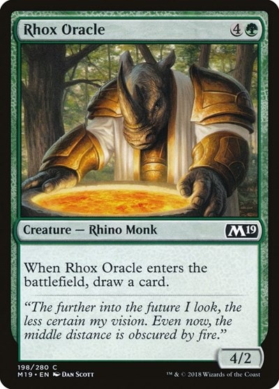 Rhox Oracle (M19) #198 Common (Lightly Played) Core Set 2019 Magic: The Gathering: 2018