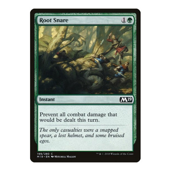 Root Snare (M19) #199 Common (Lightly Played) Core Set 2019 Magic: The Gathering: 2018