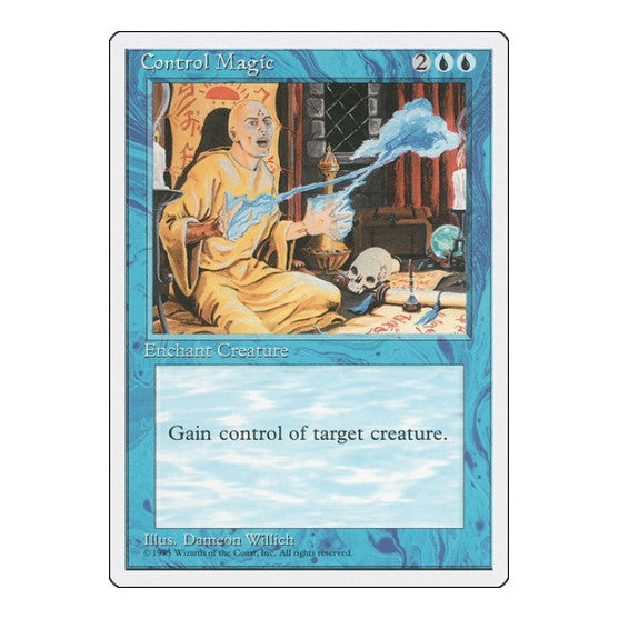 Control Magic (4ED) #64 Uncommon Fourth Edition Magic: The Gathering: 1995