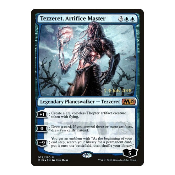 Tezzeret Artifice Master (PRE) #79 Mythic Rare (Foil Lightly Played) Prerelease Cards Magic: The Gathering: 2026