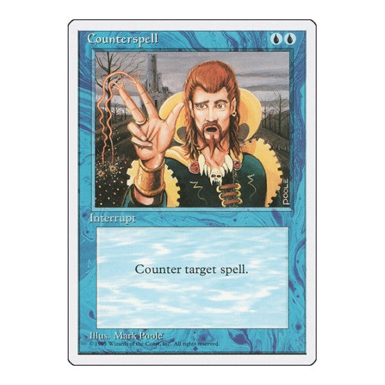 Counterspell (4ED) #65 Uncommon Fourth Edition Magic: The Gathering: 1995