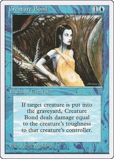 Creature Bond (4ED) #66 Common (Moderately Played) Fourth Edition Magic: The Gathering: 1995