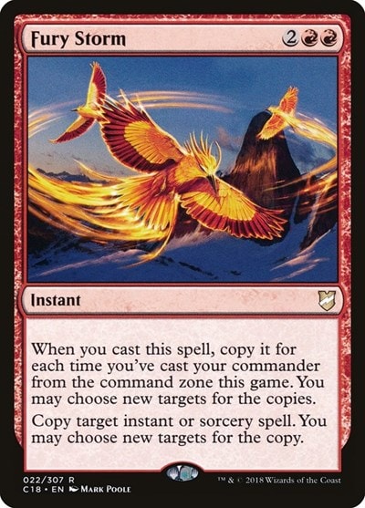 Fury Storm (C18) #22 Rare (Near Mint) Commander 2018 Magic: The Gathering: 2018