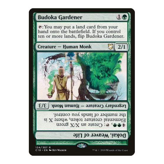 Budoka Gardener Dokai Weaver of Life (C18) #134 Rare (Lightly Played) Commander 2018 Magic: The Gathering: 2018