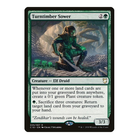 Turntimber Sower (C18) #35 Rare (Lightly Played) Commander 2018 Magic: The Gathering: 2018