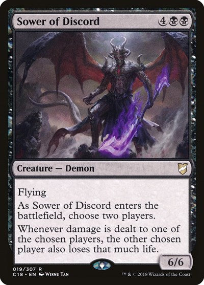 Sower of Discord (C18) #19 Rare (Moderately Played) Commander 2018 Magic: The Gathering: 2018