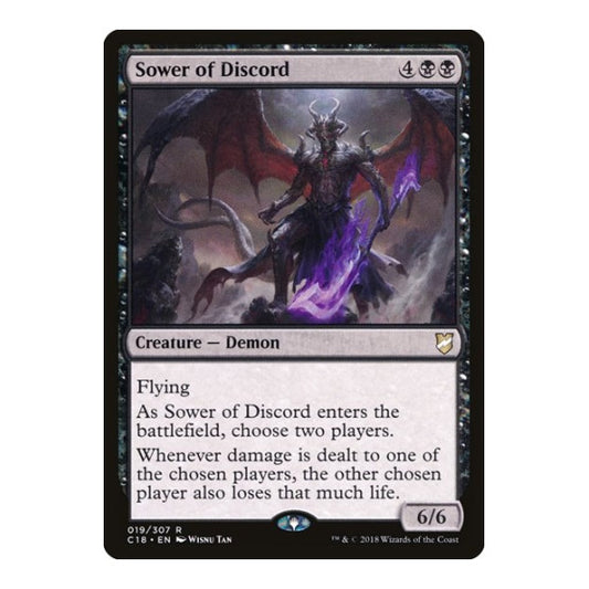 Sower of Discord (C18) #19 Rare (Moderately Played) Commander 2018 Magic: The Gathering: 2018