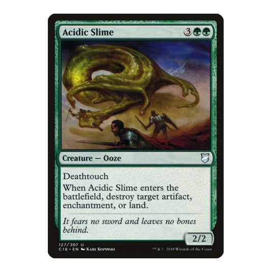 Acidic Slime (C18) #127 Uncommon (Lightly Played) Commander 2018 Magic: The Gathering: 2018