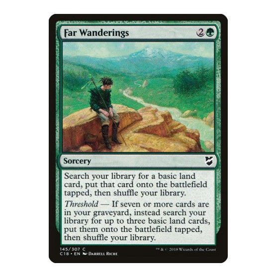 Far Wanderings (C18) #145 Common (Lightly Played) Commander 2018 Magic: The Gathering: 2018