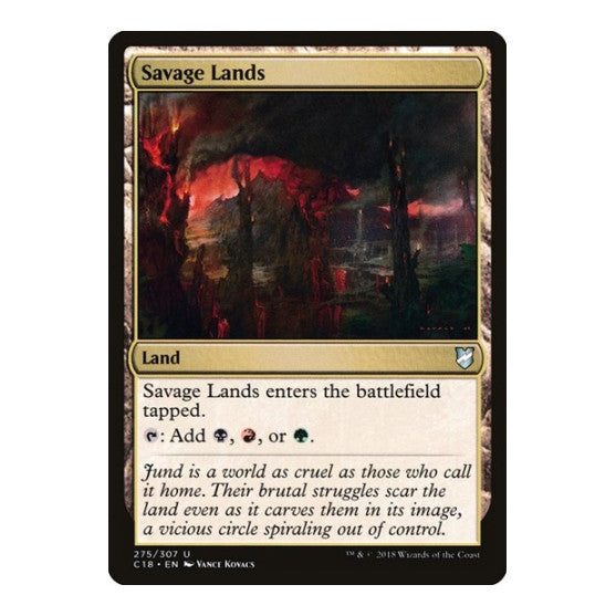 Savage Lands (C18) #275 Uncommon (Lightly Played) Commander 2018 Magic: The Gathering: 2018