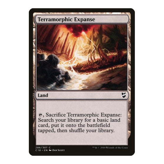 Terramorphic Expanse (C18) #286 Common (Lightly Played) Commander 2018 Magic: The Gathering: 2018
