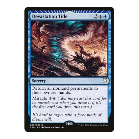 Devastation Tide (C18) #85 Rare (Near Mint) Commander 2018 Magic: The Gathering: 2018